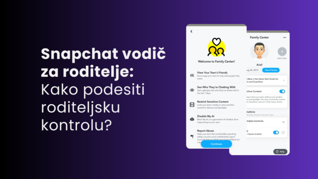 Snapchat roditeljska kontrola: Kako podesiti roditeljsku kontrolu?