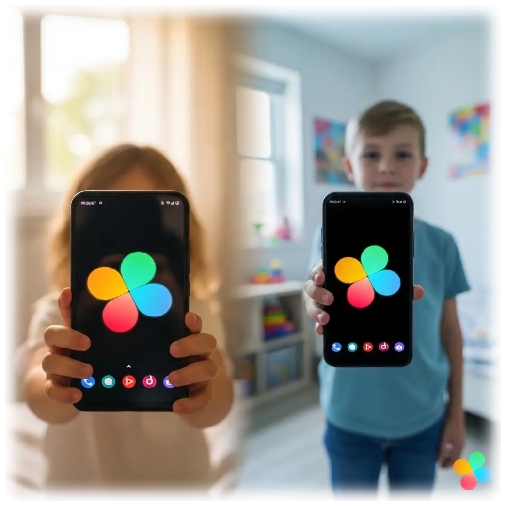 kids_with_ariel_phones